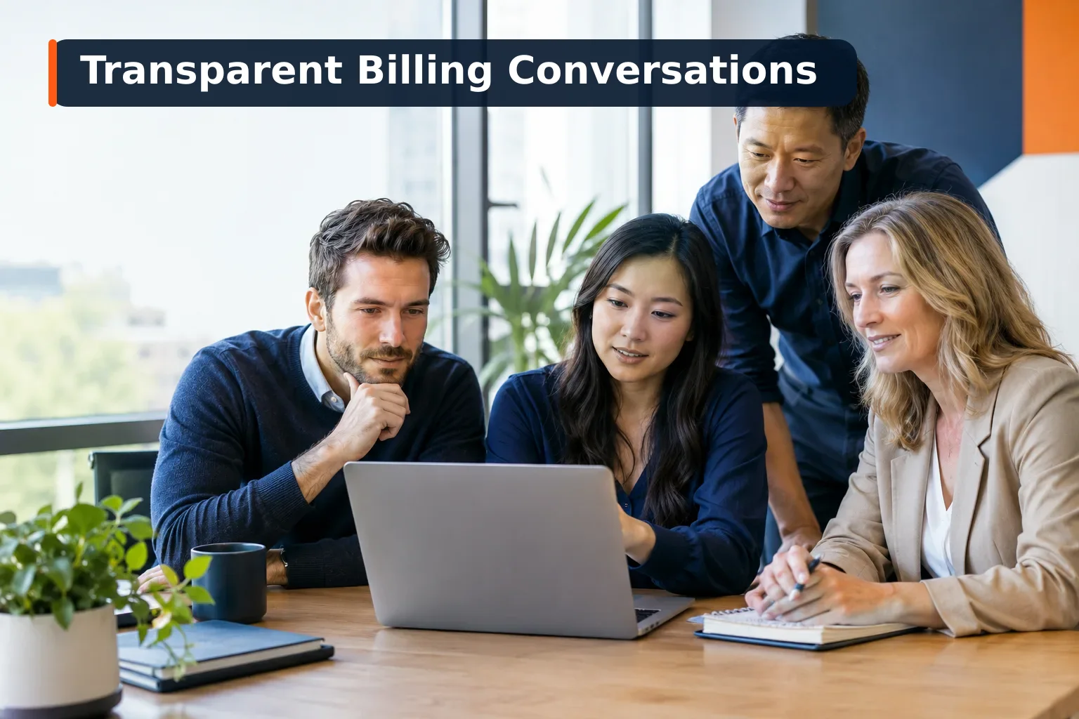 staffing agency bill rates: Team reviewing a workforce staffing plan with clarity after understanding bill rate components